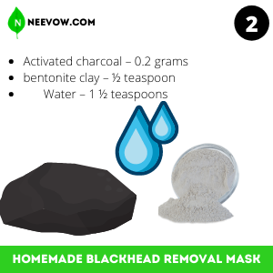 Charcoal Homemade Blackhead Removal Mask