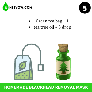 Green Tea Homemade Blackhead Removal Mask