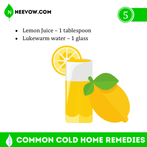 Common Cold Home Remedies Lemon