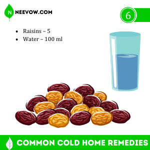 Common Cold Home Remedies Raisins