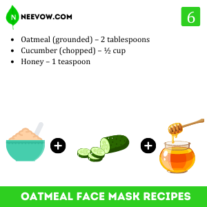 Cucumber And Oatmeal Face Mask Recipe