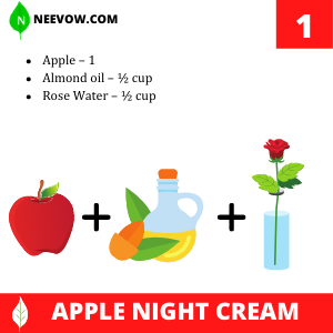 Homemade Apple Night Cream