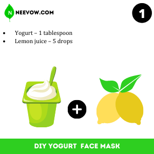 Lemon And Yogurt Face Mask Recipe For Skin Lightning