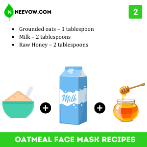 Milk And Oatmeal Face Mask