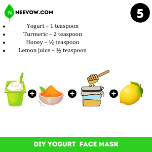 Turmeric And Yogurt Face Mask