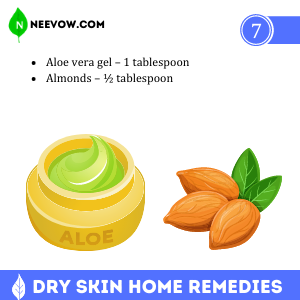 Aloe Vera Gel – The Dry Skin Home Remedies