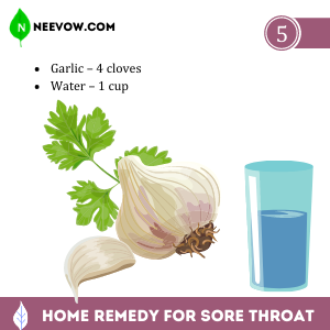 Sore Throat – Garlic