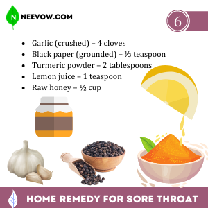 Sore Throat – Homemade Syrup