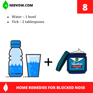 Vick – Home Remedies For Blocked Nose At Night